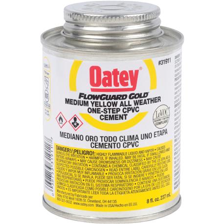 Oatey FlowGuard Gold 8 Oz. CPVC Cement