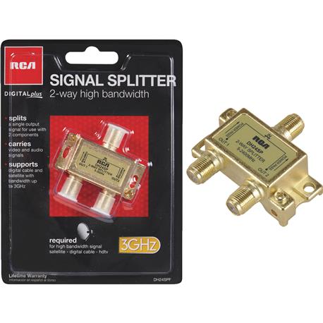 RCA Digital Plus 2-Way Coaxial Splitter