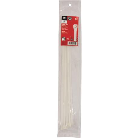 Gardner Bender Doublelock 14 In. x 0.17 In. Nylon Cable Tie, 8-Pack