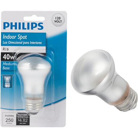 Philips R16 Incandescent Spotlight Light Bulb