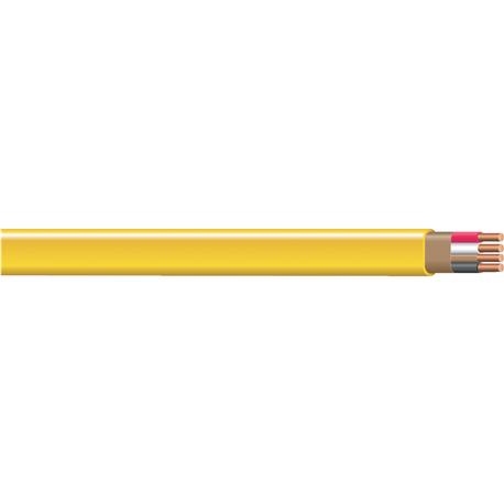 Romex 50 ft. Solid Yellow 12-3 NMW/G Wire