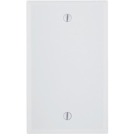 Leviton White 1-Gang Standard Thermoset Blank Wall Plate