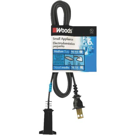 Woods Heater & Appliance Cord, 6 ft.