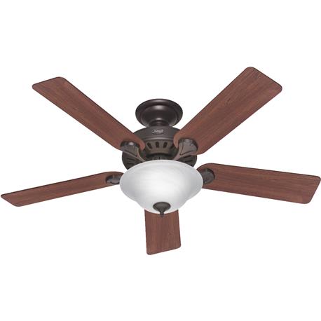 Hunter Pro's Best 5 Minute New Bronze Ceiling Fan with Light Kit, 52 in.