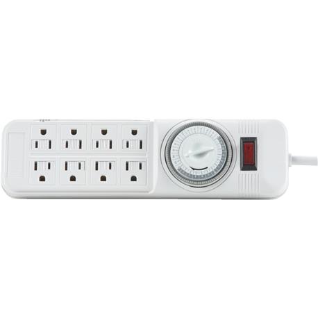 8 Outlet Power Strip with Timer