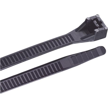 Gardner Bender 24 In. x 0.35 In. Ultra Violet Black Cable Tie, 50-Pack