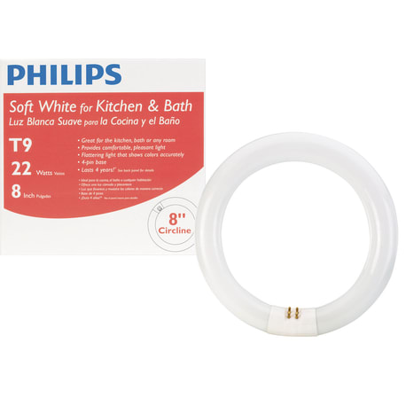 Philips 22 Watt T9 4-Pin Circline Fluorescent Tube Light Bulb