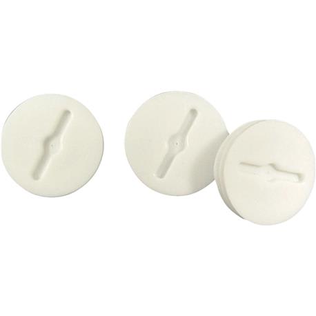 Bell 1/2 In. White Closure Plug, 3-Pack