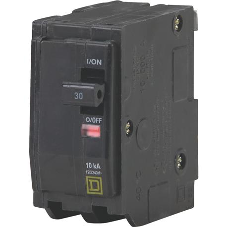 Square D QO 30A Double-Pole Circuit Breaker