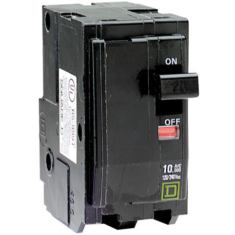 Square D QO 40A Double-Pole Circuit Breaker