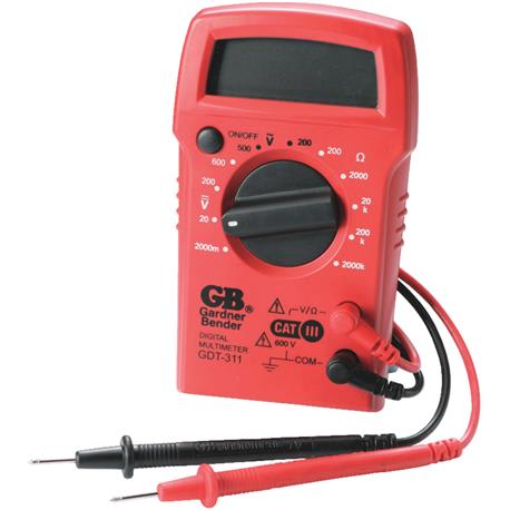 Gardner Bender Manual Digital Multimeter