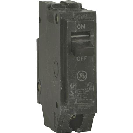 GE THQL 30A Single-Pole Standard Circuit Breaker