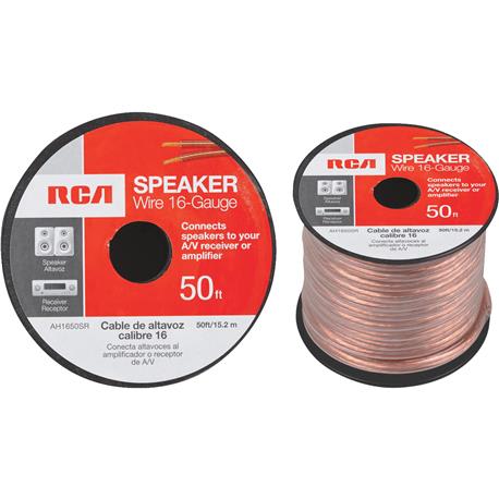 RCA - Ah16100sr - 100 ft 16-Gauge Speaker Wire