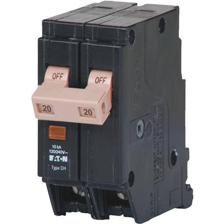 Eaton CHF 20A Double-Pole Standard Trip Circuit Breaker