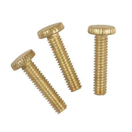 Westinghouse Brass-Plated Steel Kurled Head Screws, 1/2 In.