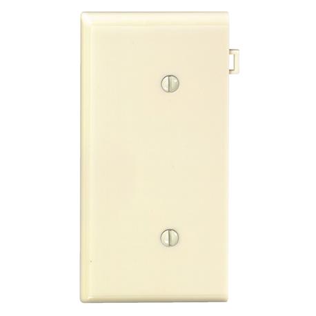 Leviton 1-Gang Ivory Standard End Nylon Blank Wall Plate