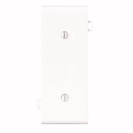 Leviton 1-Gang White Standard Center Nylon Blank Wall Plate