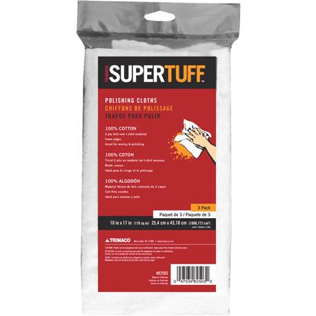 Trimaco Supertuff Polishing Cloth, 3-Count