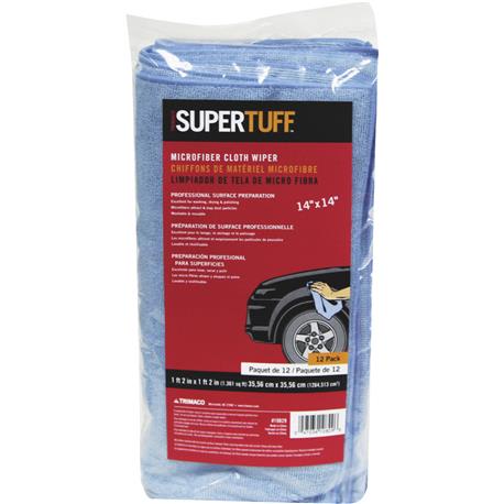 Trimaco SuperTuff 14 In. Microfiber Cleaning Cloth, 12-Pack