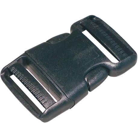 TURF 1-1/2" Black Strap Buckle