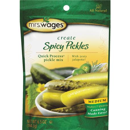 Mrs. Wages Medium Spicy Pickling Mix, 6.5 oz.