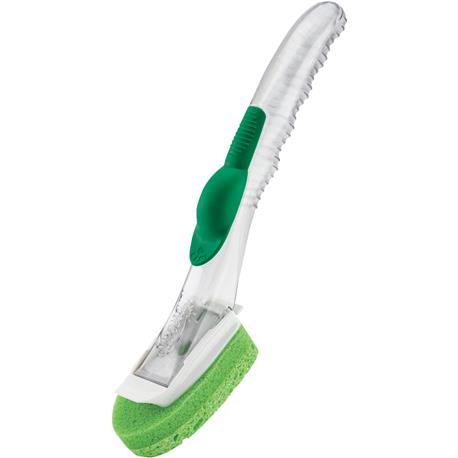 Libman Natural Cellulose Soap Dispensing Brush, 7 in.