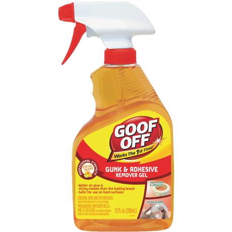 Goof Off Spray Gel Gunk & Adhesive Remover, 16 oz.