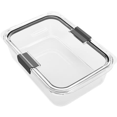 Rubbermaid Brilliance Rectangular Food Storage Container, 9.6 cup