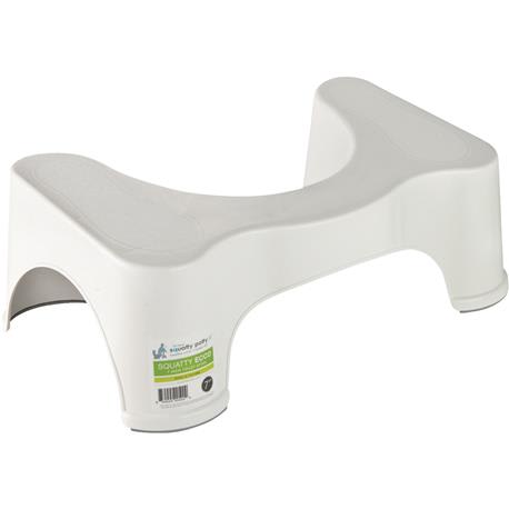 The Squatty Potty 7 in. White Plastic Toilet Stool