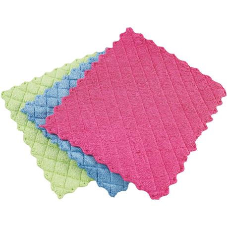 Libman Microfiber Sponge Cloths, 3-Pack