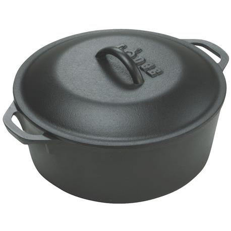 Lodge Cast Iron Dutch Oven, 5 Quart