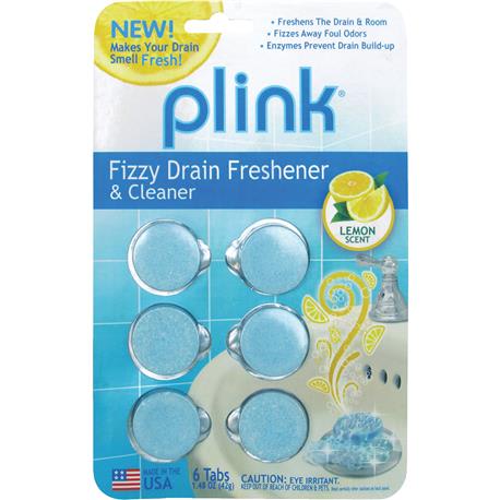 Plink Fizzy Drain Freshener & Cleaner, 6 Tabs