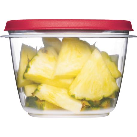 Rubbermaid Easy Find Lids Clear Food Container, 7 cup