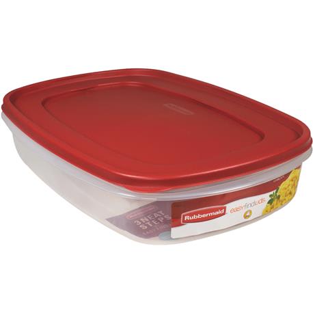 Rubbermaid Easy Find Lids Clear Food Container, 1.5 gal.