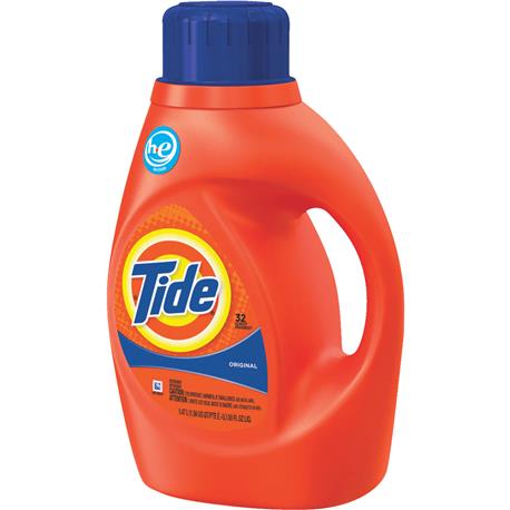 Tide 32 Load HE Liquid Laundry Detergent, 46 oz.