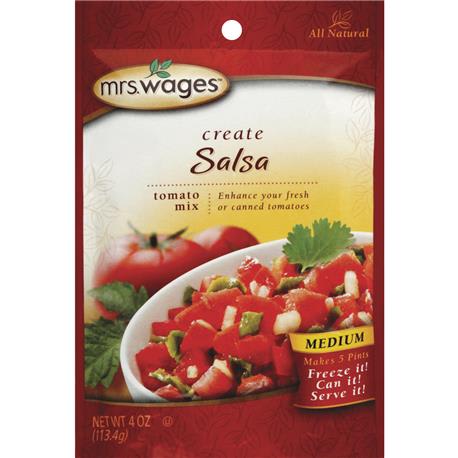 Mrs. Wages Salsa Tomato Mix, 4 oz.