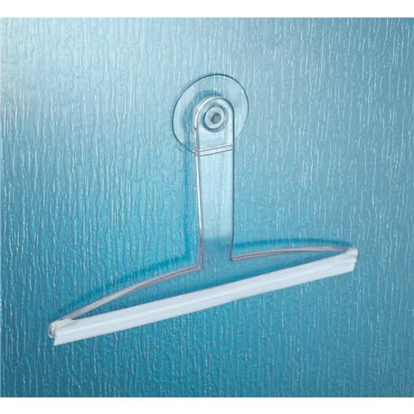 InterDesign Clear Suction Shower Squeegee