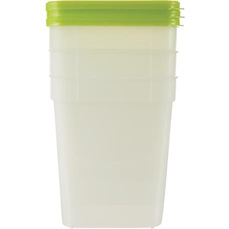 Stor Keeper Freezer Storage Containers, 1 Quart - 3 count