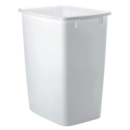 Rubbermaid White Wastebasket, 36 qt.