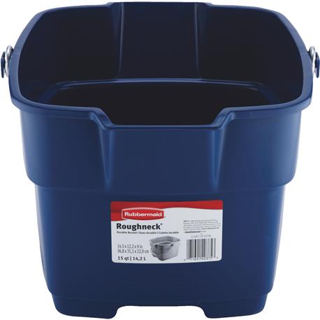 Rubbermaid Blue Roughneck Bucket, 15 qt.