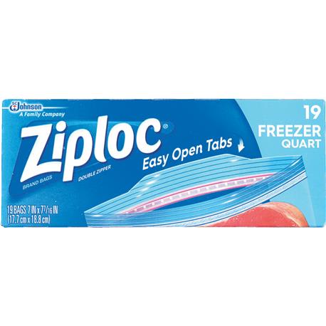 Ziploc Gallon and Quart Freezer Storage Bags Bundle