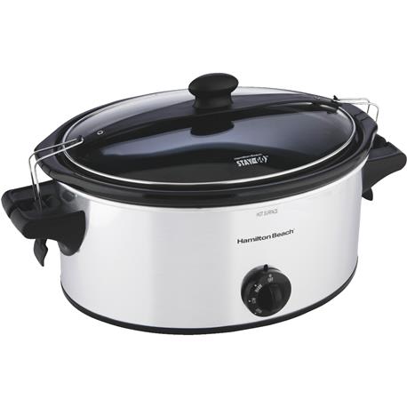 Hamilton Beach 6 Quart Stay or Go Slow Cooker - Shop Cookers & Roasters at  H-E-B