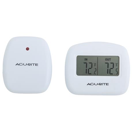 AcuRite Wireless Digital Indoor & Outdoor Thermometer Sensor, 2.5 in.