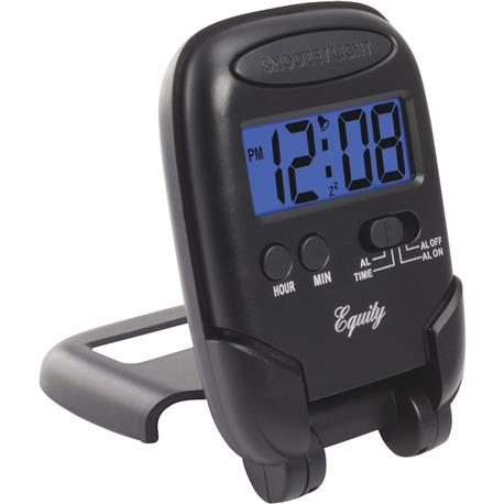 La Crosse Technology Equity LCD Travel Alarm Clock