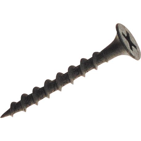 Grip-Rite #8 x 2-1/2 In. Coarse Thread Black Phosphate Drywall Screw, 2500-Count