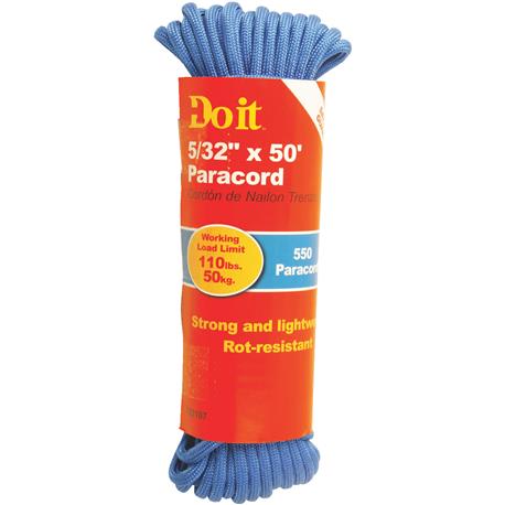 Do it Best 50 ft. Blue Nylon Paracord