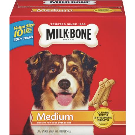 Milk-Bone Medium Dog Original Flavor Crunchy Dog Treats, 10 lb.