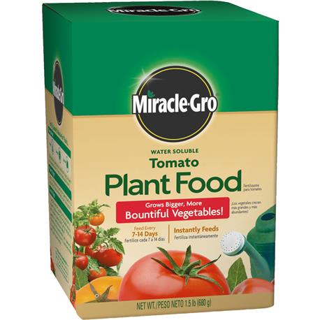 Miracle-Gro Water Soluble Tomato Dry Plant Food, 1.5 lb.