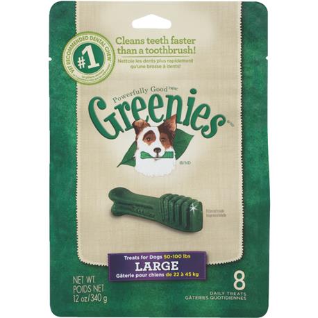 Greenies Original Flavor Large Dental Dog Treats, 8-Pack