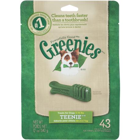 Greenies Original Flavor Teenie Dental Dog Treats, 43-Pack